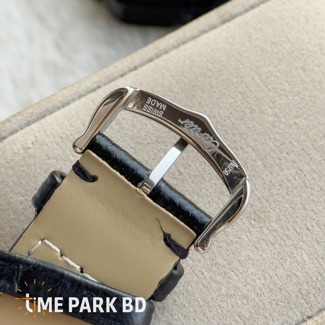 Cartier Tank | Master Grade | japan movement | Quartz movement  Black belt silver dial_img_5