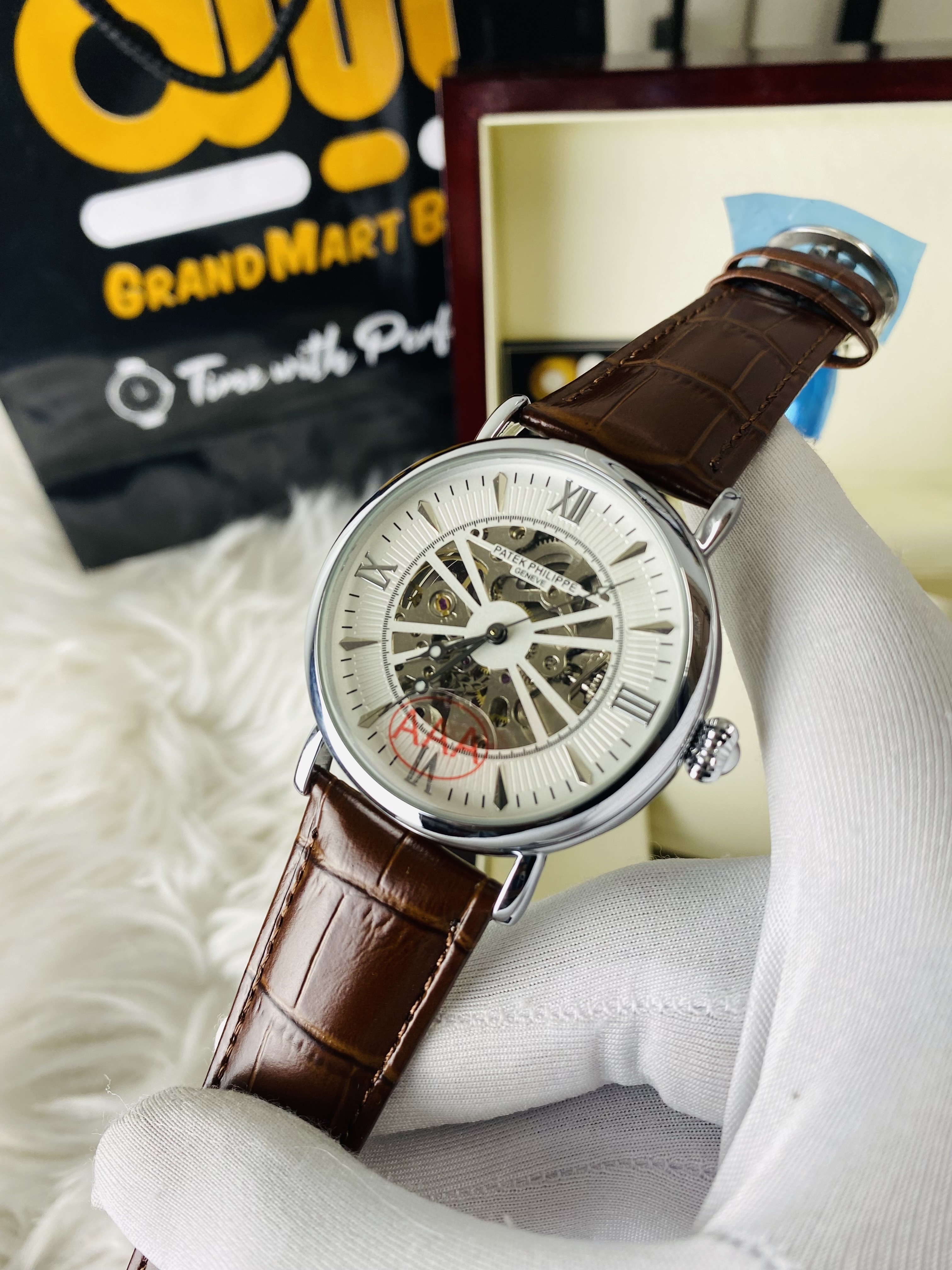 PATEK SKELETON || TRANSPARENT BACK PART