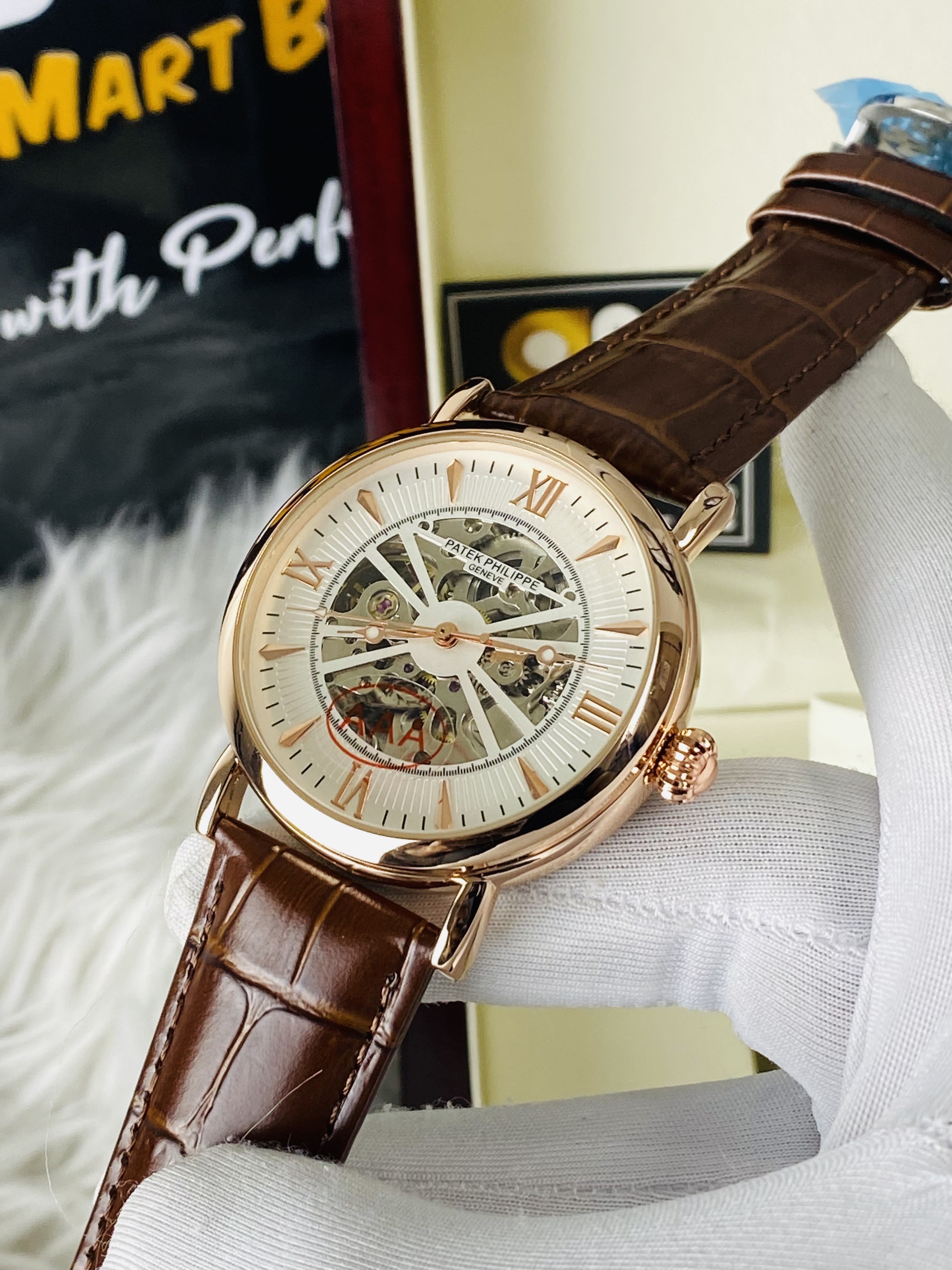 PATEK SKELETON || SIDE ROSE