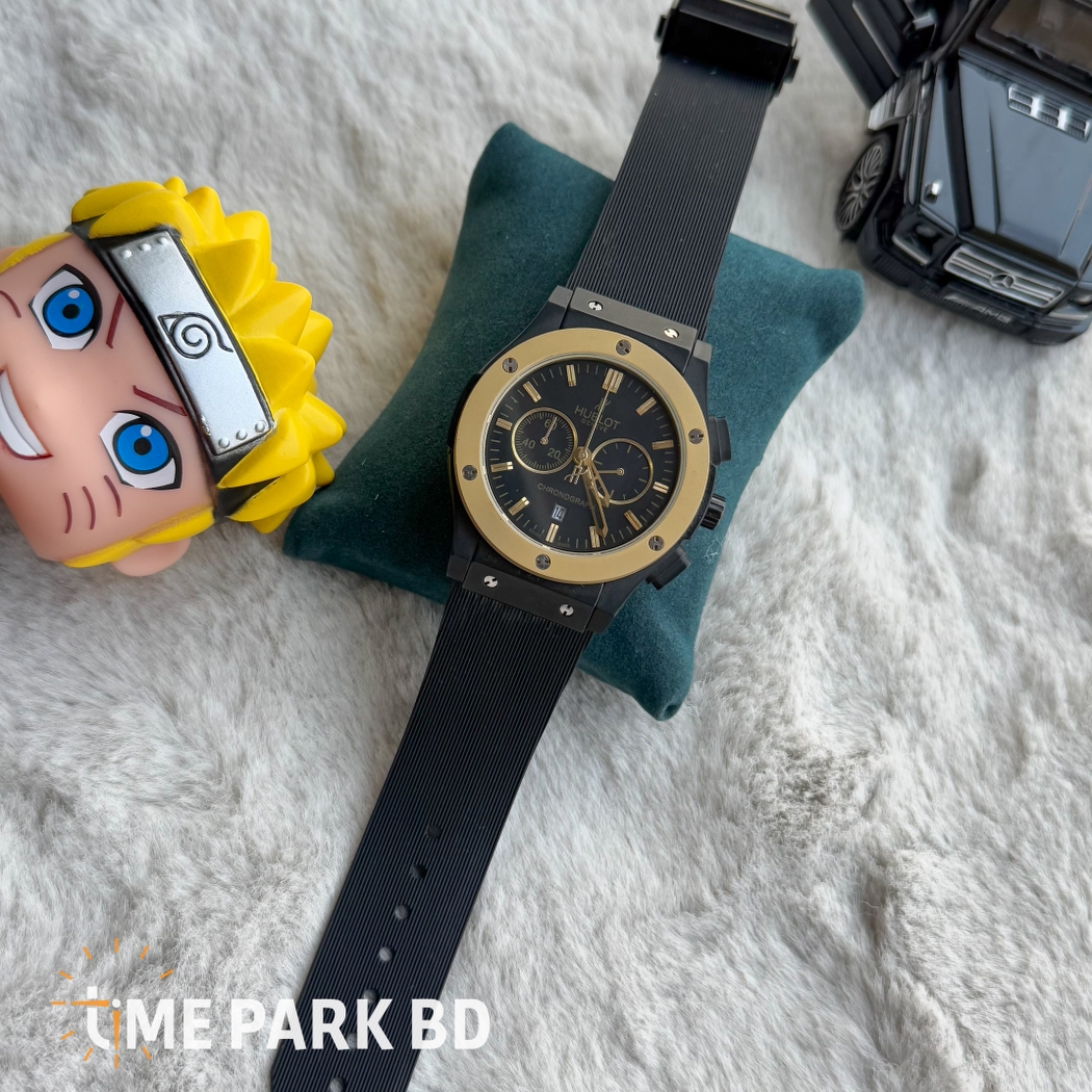 Hublot Classic Fusion Chronograph | AAA Grade | Quartz Movement | Rose gold with black