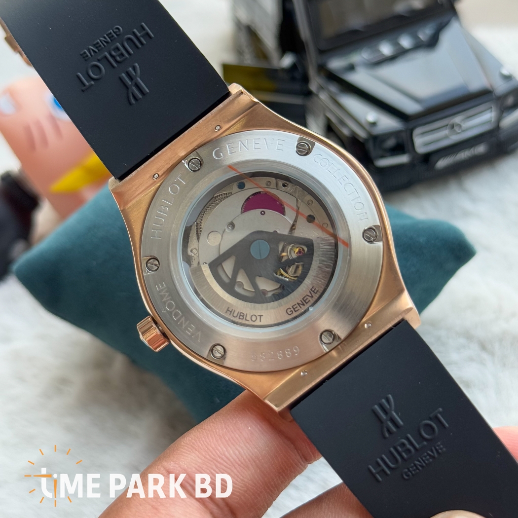 Hublot Classic Fusion Date Just | Auto Movement | Rose Gold Bezel | Euro Grade_img_3