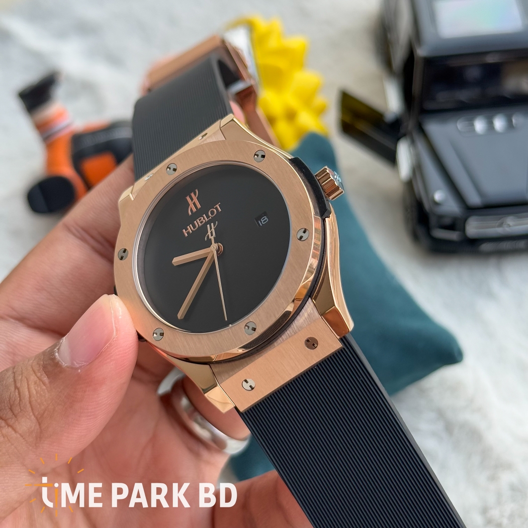 Hublot Classic Fusion Date Just | Auto Movement | Rose Gold Bezel | Euro Grade_img_6