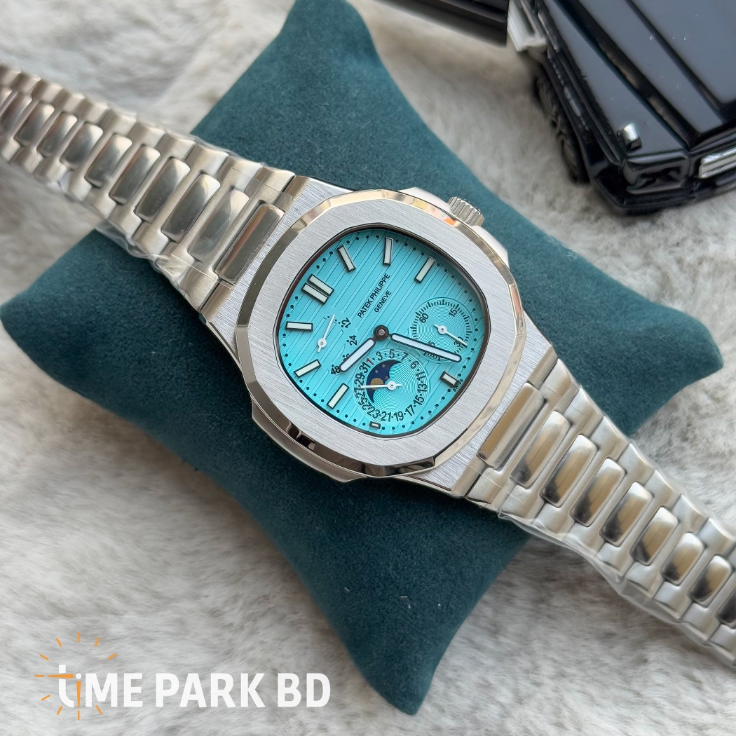 Patek Philippe Nautilus Chrongoraph Moon Phase | Tiffany Dial_img_2