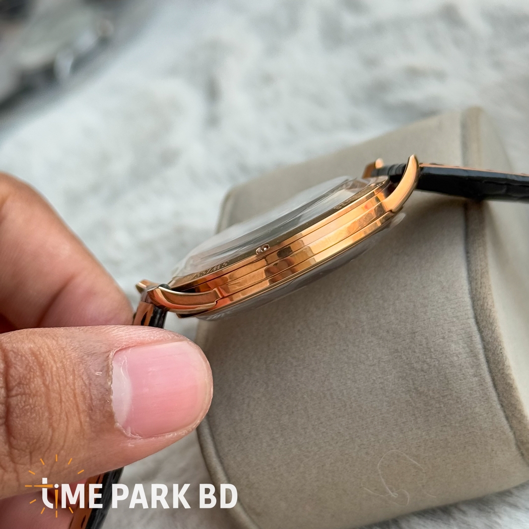 Longiens Auto movement | Rose Gold White dial_img_4