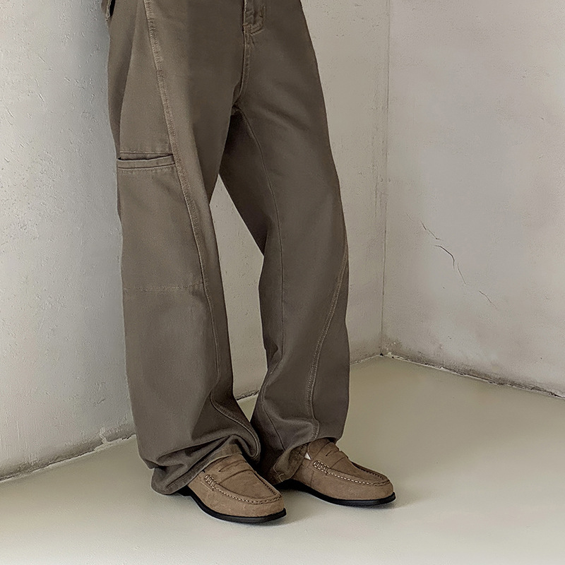 Old money style loafers one-step lazy shoes_img_2