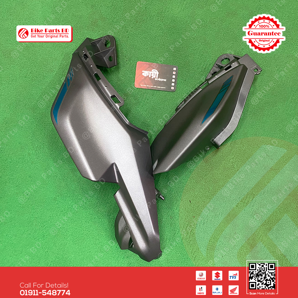 Back panel for Yamaha FZS V3 (Mat Grey) bike._img_1