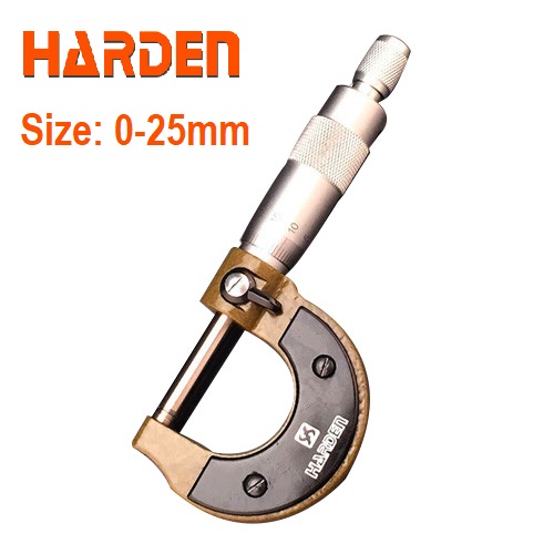 HARDEN Microcaliper Micrometer (0-25mm | 25-50mm), Professional Alloy Steel, Clear & durable; Model: 580832 | 580835