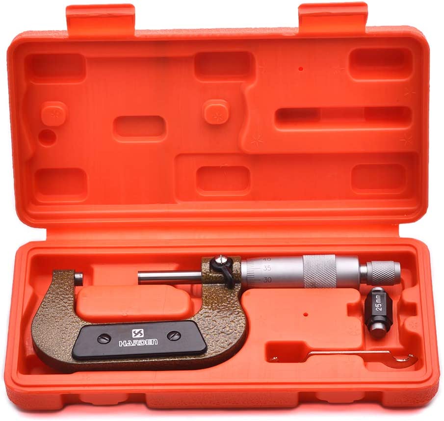 HARDEN Microcaliper Micrometer (0-25mm | 25-50mm), Professional Alloy Steel, Clear & durable; Model: 580832 | 580835_img_7
