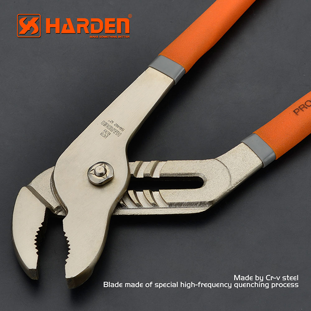 HARDEN Groove Joint Water Pump Plier ( 10 inch | 12 inch), Monkey Plier, Chrome Vanadium Professional; Model: 560411 | 560412_img_3