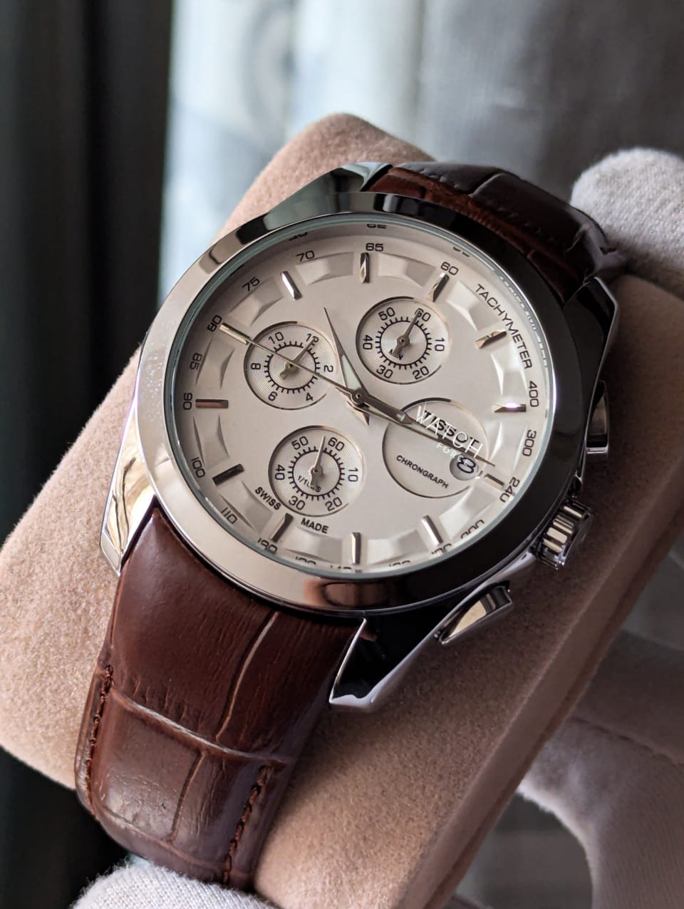 Tissot Chronograph White Face
