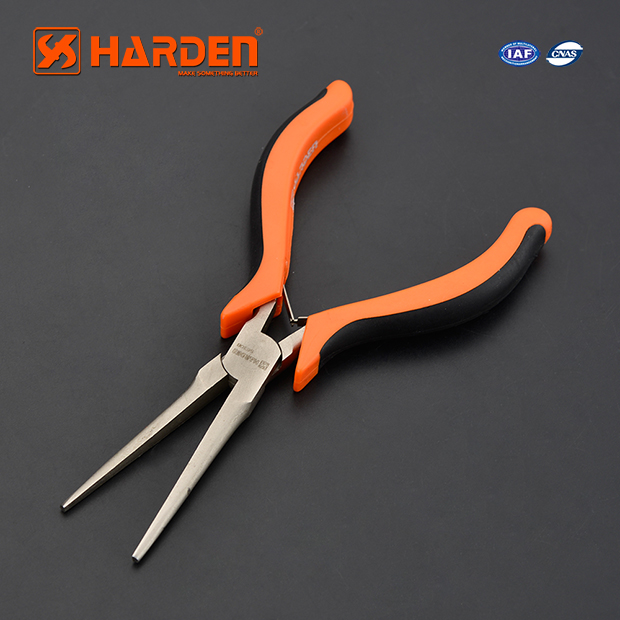 HARDEN 4.5" Professional Mini Nose Plier ( Long Nose | Flat Nose | Round Nose | Extra Long Nose ); Model: 560301 |  560306 |  560307 |  560308_img_3
