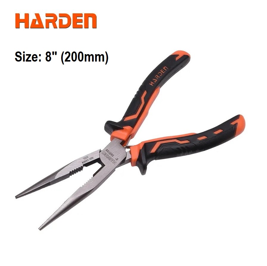 HARDEN Long Nose Plier (6 inch | 8 inch) Range Hand Tool Pliers carbon steel 560156 | 560158_img_5