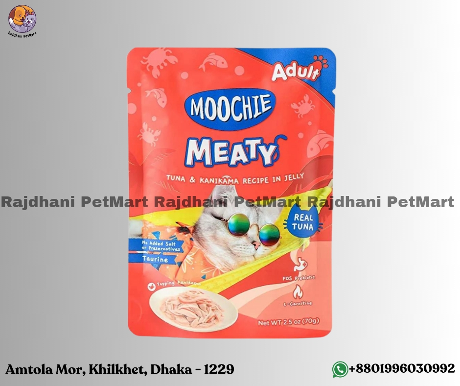 Moochie MEATY Tuna & Kanikama Recipe in Jelly for Adult Cats - 70 g