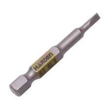 HARDEN Flat Screwdriver Bits Set 10 Pcs – Magnetic ( SL3x50mm | SL6x50mm ) with Plastic Box; Model 550553 | 550566_img_1