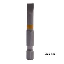 HARDEN Flat Screwdriver Bits Set 10 Pcs – Magnetic ( SL3x50mm | SL6x50mm ) with Plastic Box; Model 550553 | 550566_img_2