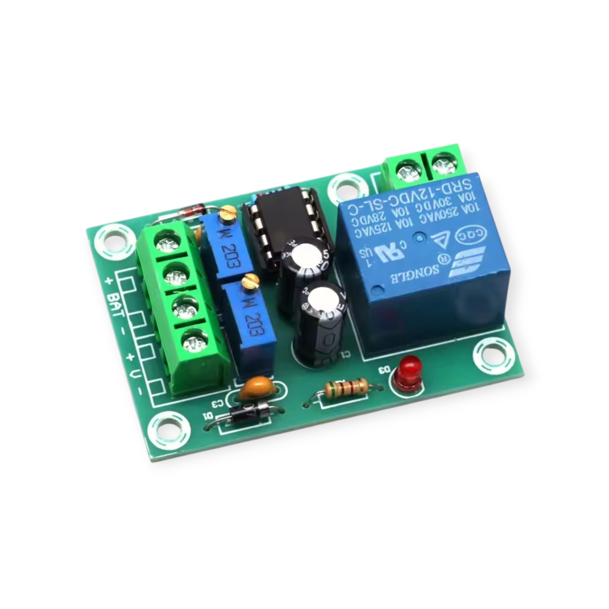 XH-M601 Battery Charging Control Board 12V Intelligent Charger Power Supply Module Panel Automatic Charging/Stop Switch_img_1