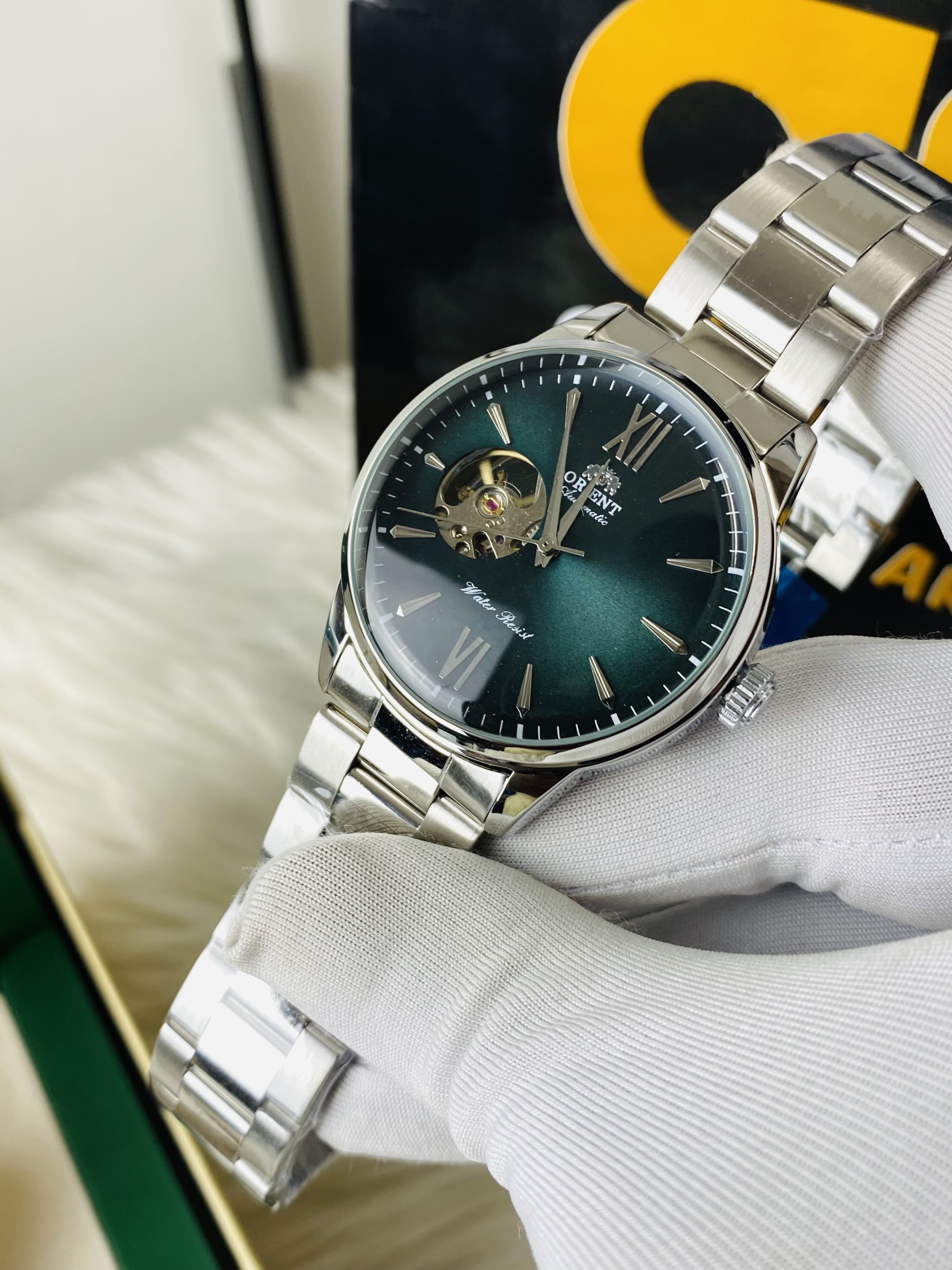 Orient Bambino Open Heart || Green Dial_img_1