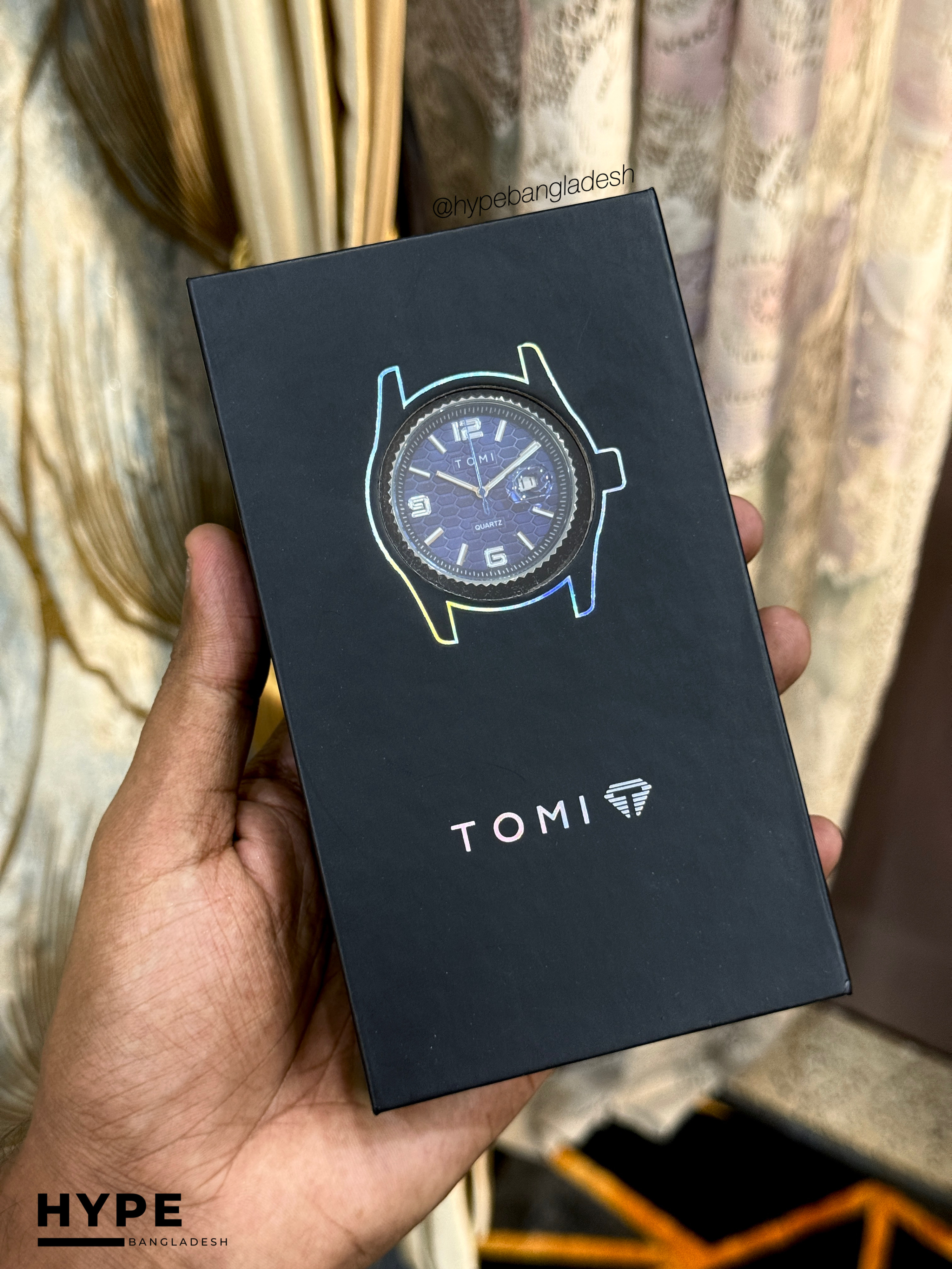 TOMI T-311 Men's Luxury Stainless Steel Watch Gift Box Set (Blue)_img_2