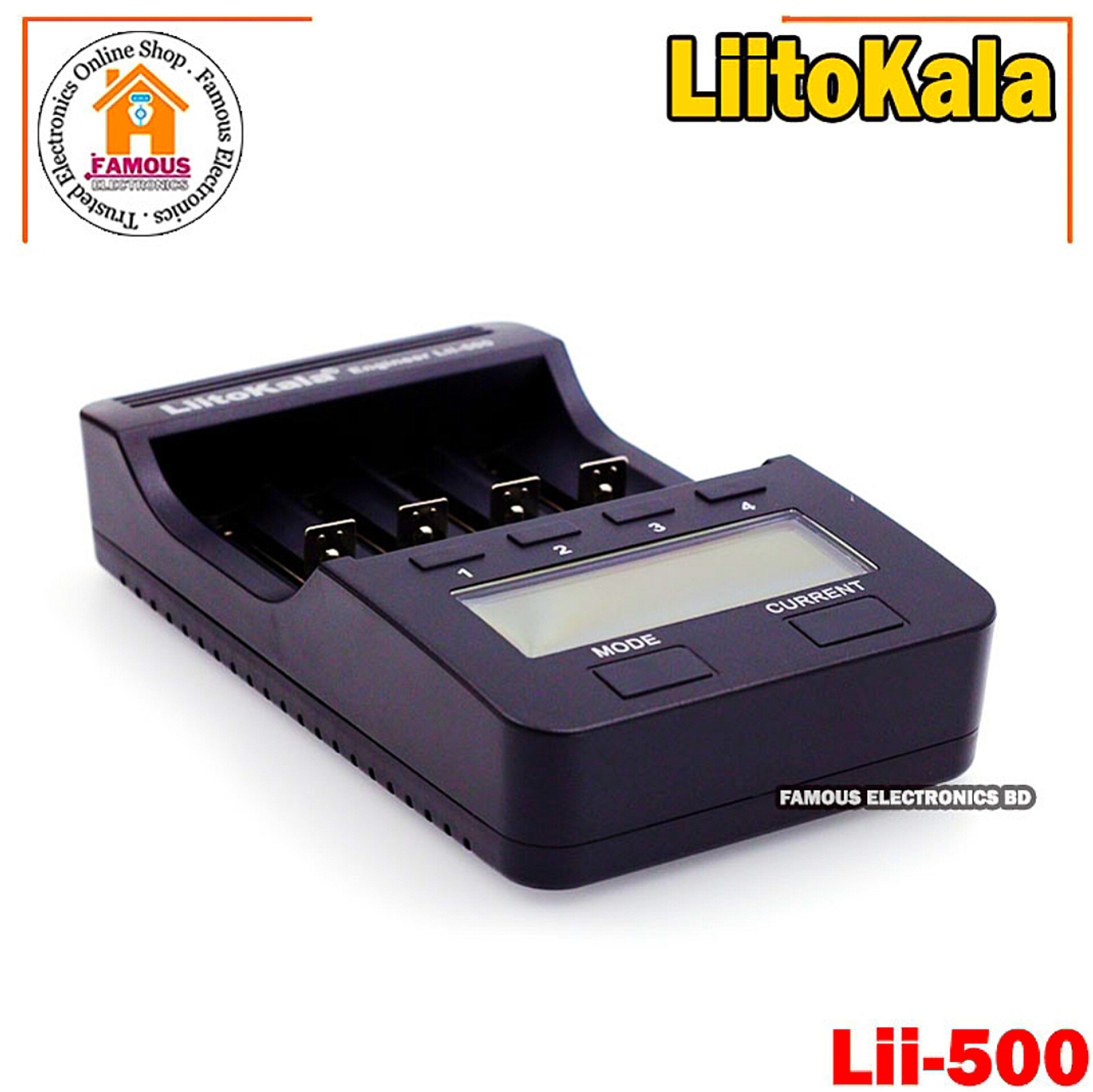 LiitoKala Lii-500 Battery charger for 18650 26650 AA AAA battery LCD display test the battery capacity-Charger Not Included_img_4