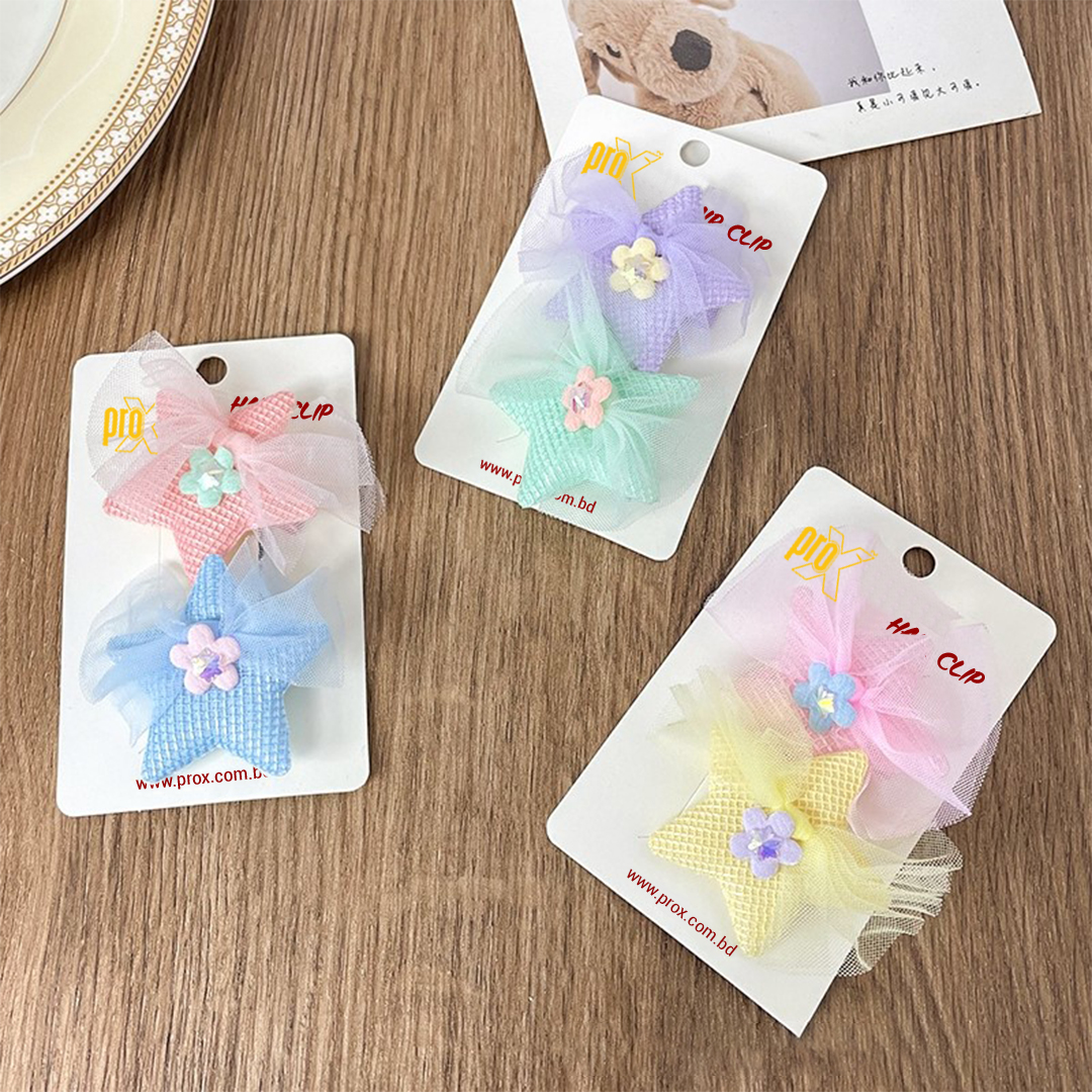 ProX Hair Clip For Women HC-202-16 ( 2pcs ) Multi-Color_img_0