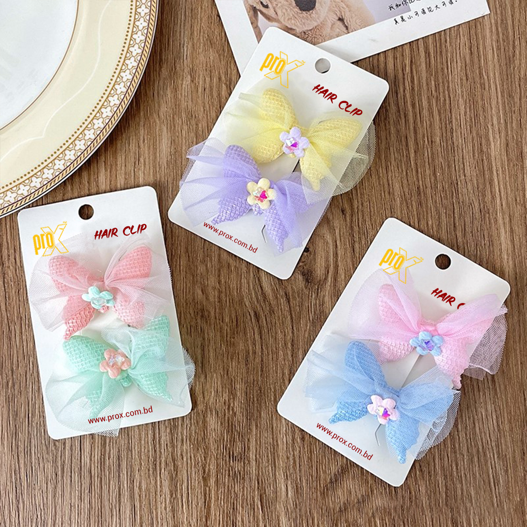 ProX Hair Clip For Women HC-202-17 ( 2pcs ) Multi-Color_img_2