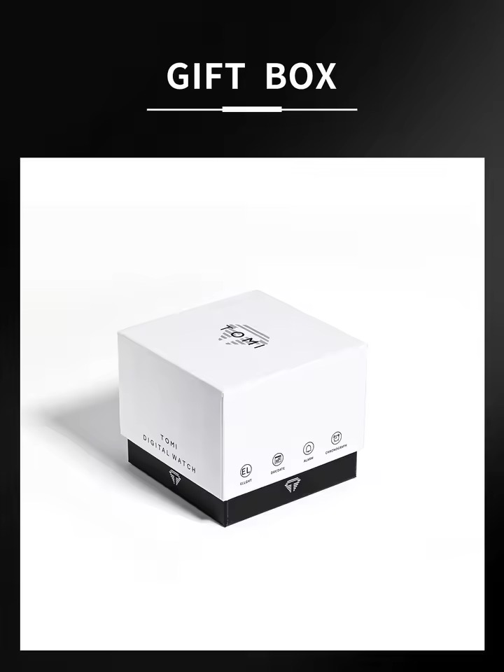 TOMI T-238 Dual Time Sports Watch (Black)_img_5