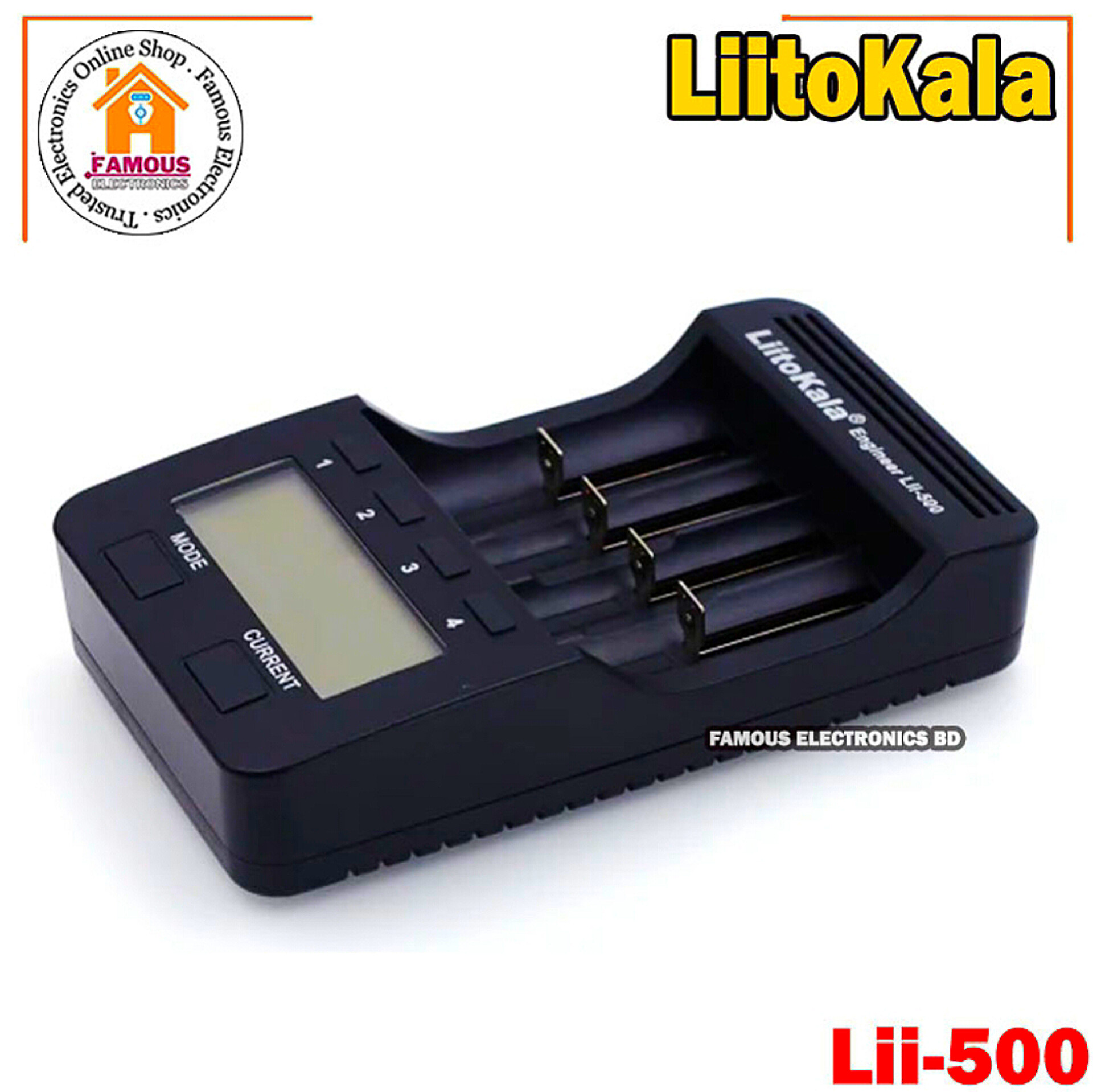 LiitoKala Lii-500 Battery charger for 18650 26650 AA AAA battery LCD display test the battery capacity-Charger Not Included_img_3