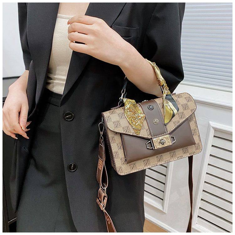 Trendy Fashionable Premium Quality Party Bag Brown (CHINA)_img_1