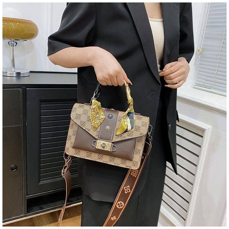 Trendy Fashionable Premium Quality Party Bag Brown (CHINA)_img_2