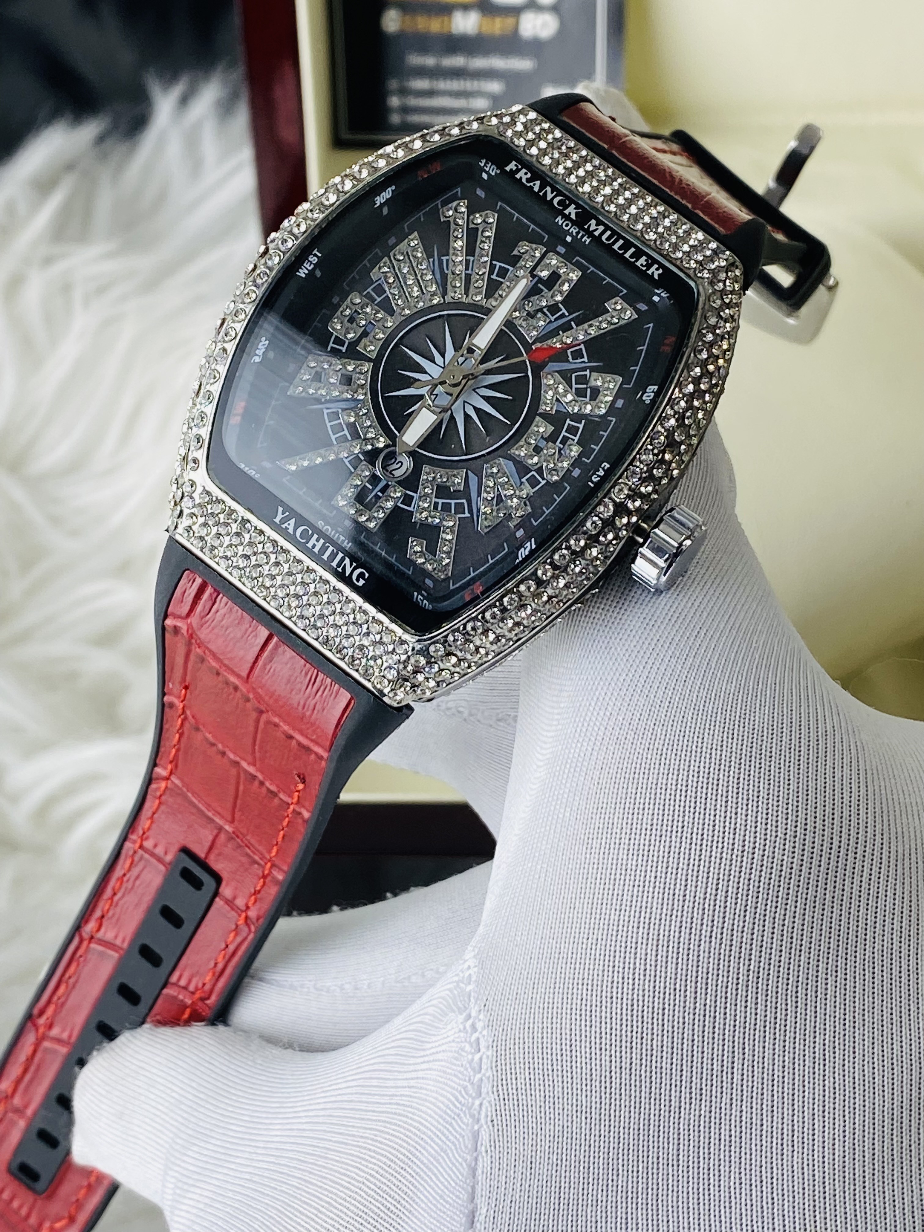 Franck Muller || Stone || Red strap