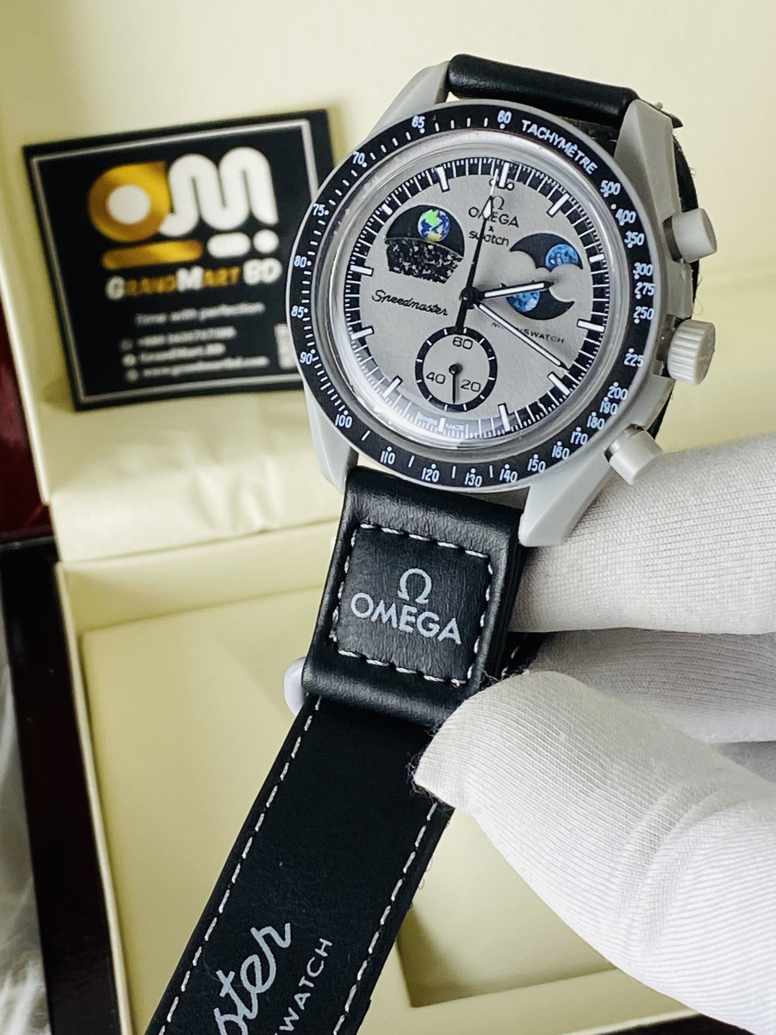 Omega Swatch Moon || Black color
