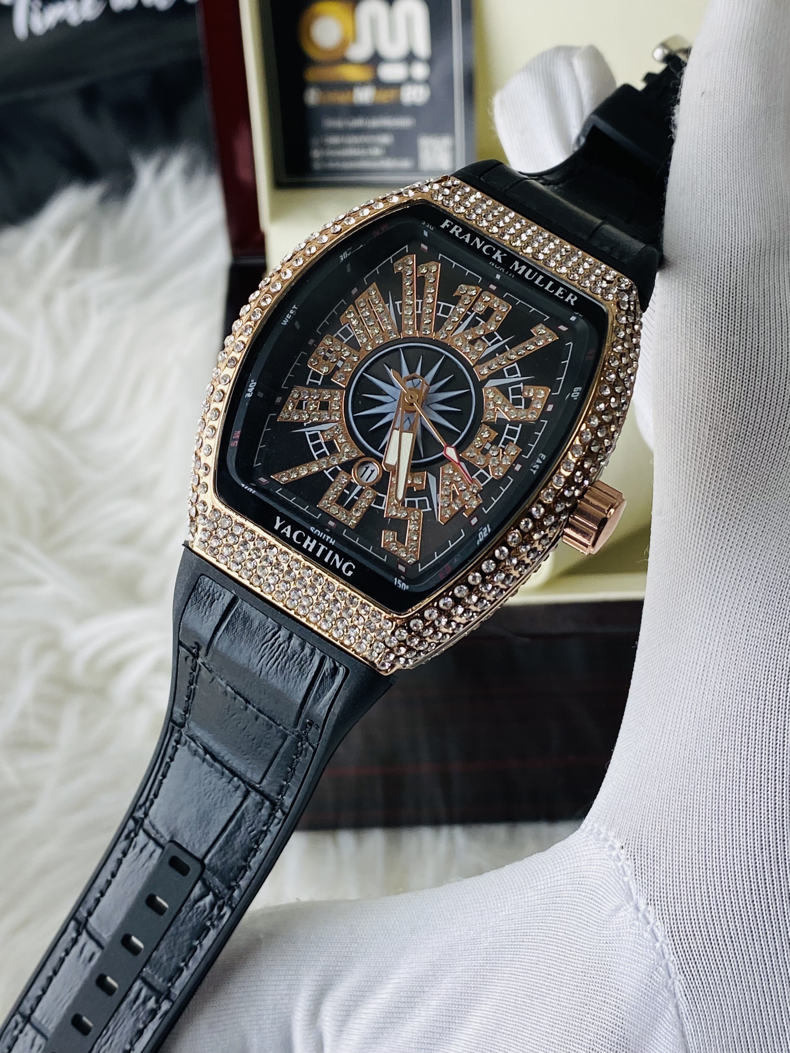 Frank Muller ||Full stone black