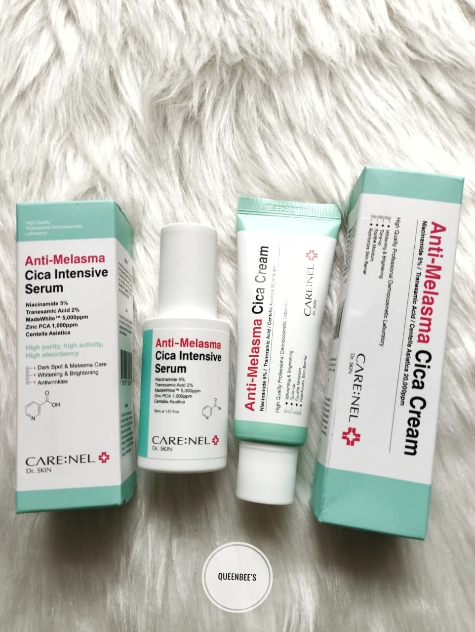 Care:nel Anti Melasma Cica Cream+ Care:nel Anti melasma Cica intensive Serum