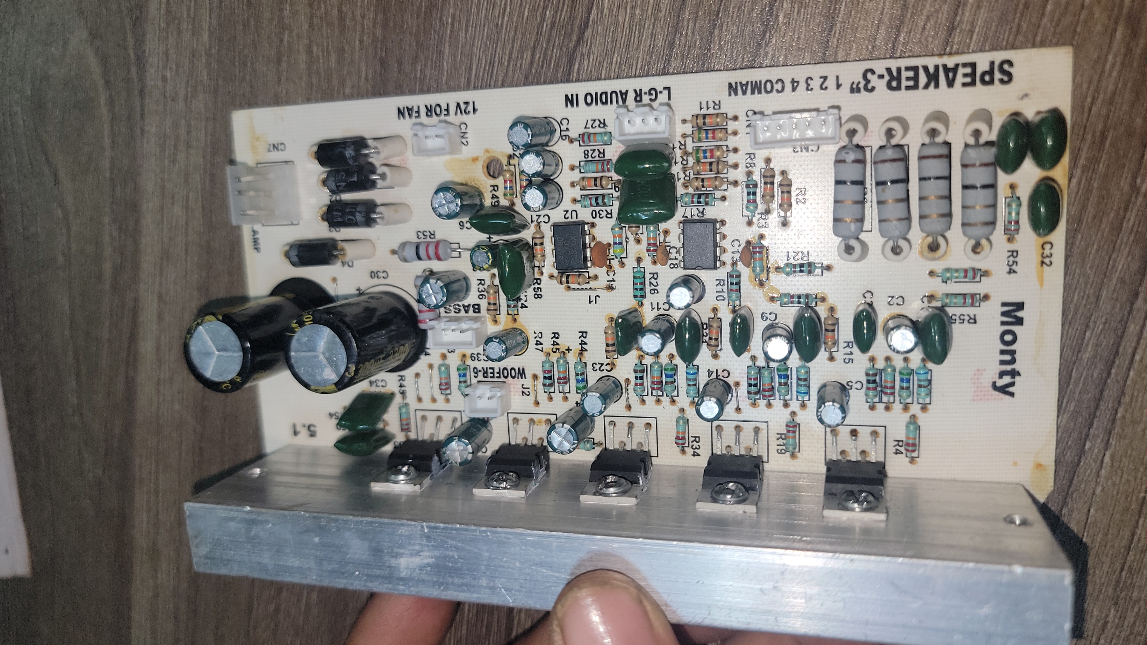 5.1 amplifier circuit