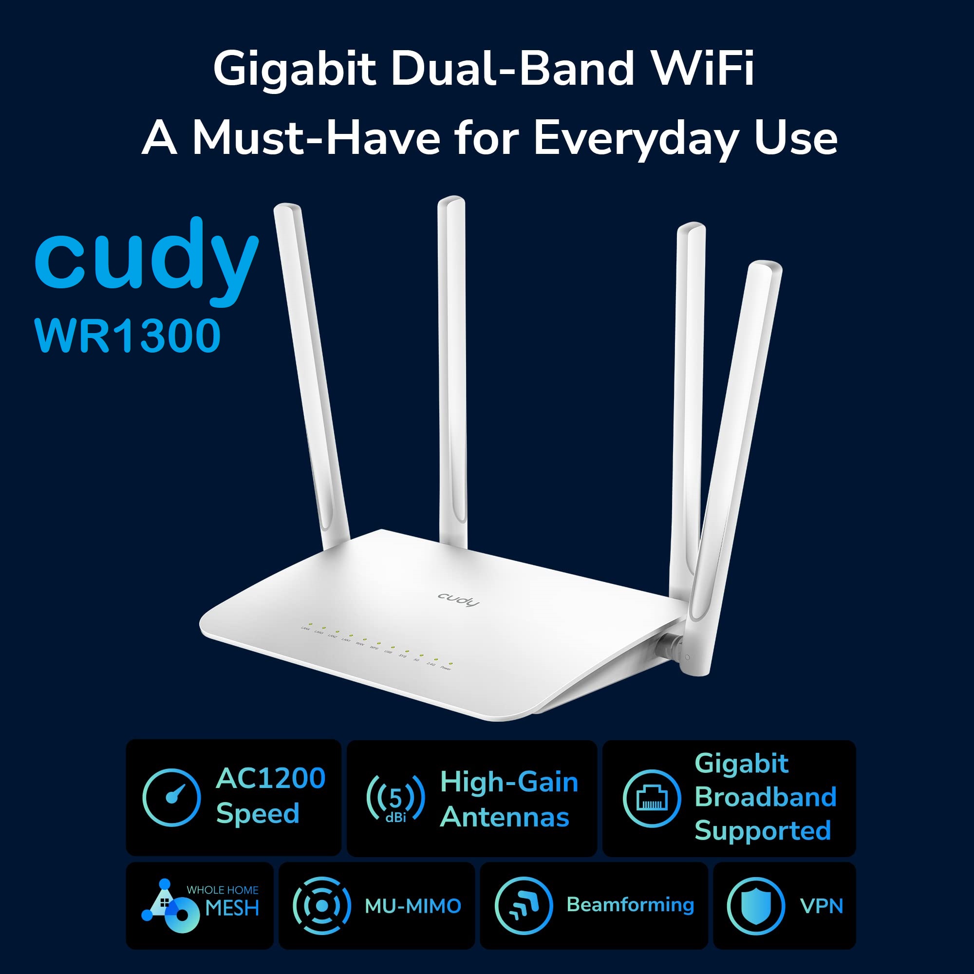 Cudy WR12000 WiFi Router AC1200 Dual Band_img_2
