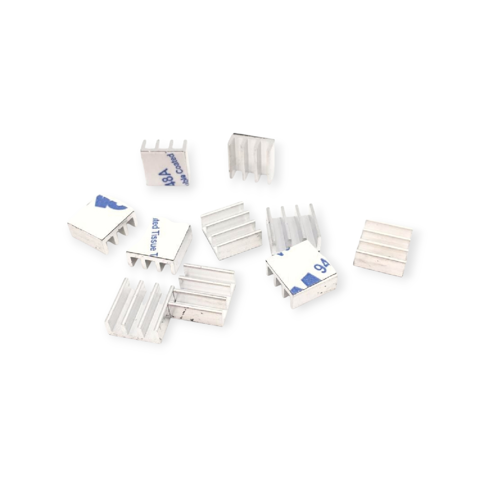 2pcs Mini Aluminum Heatsink – 11×11×5mm | Radiator Cooler for Chipset, IC & MOSFET | Compact Heat Dissipation Pads_img_1