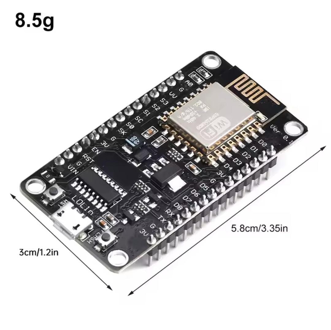 ESP8266 NodeMCU LoLin V3 Development Board | WiFi IoT Module | CH340G USB | Compatible with Arduino
