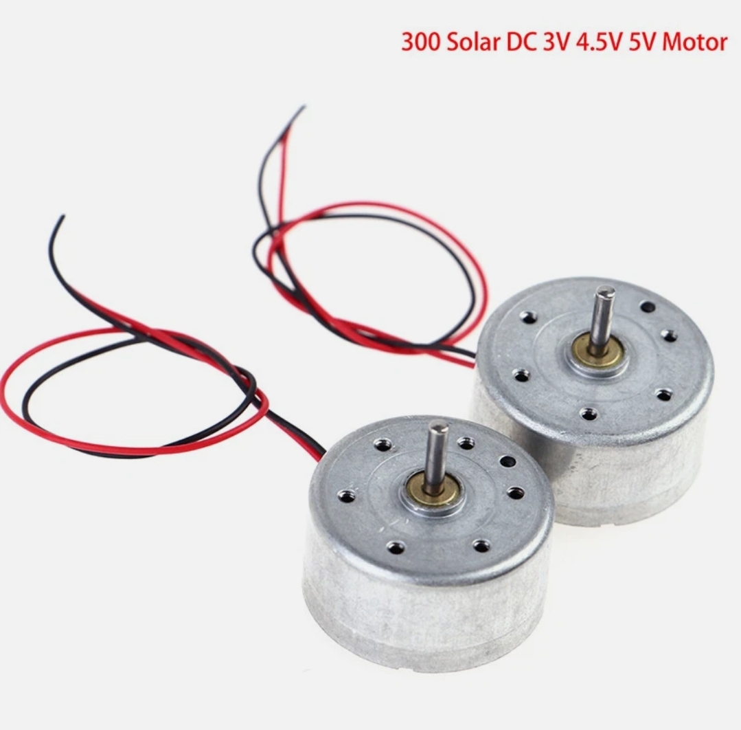 Micro Motor 300 Solar DC 3V–5V Motor – 2mm Shaft for DIY Mini Fan, CD Player_img_2