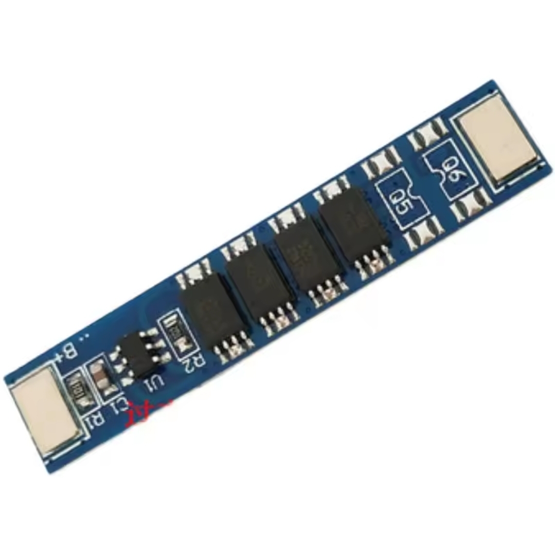 1S 10A 3.7V Lithium-Ion Battery Protection Board – 4MOS BMS PCM Module | Blue | For 18650 Battery