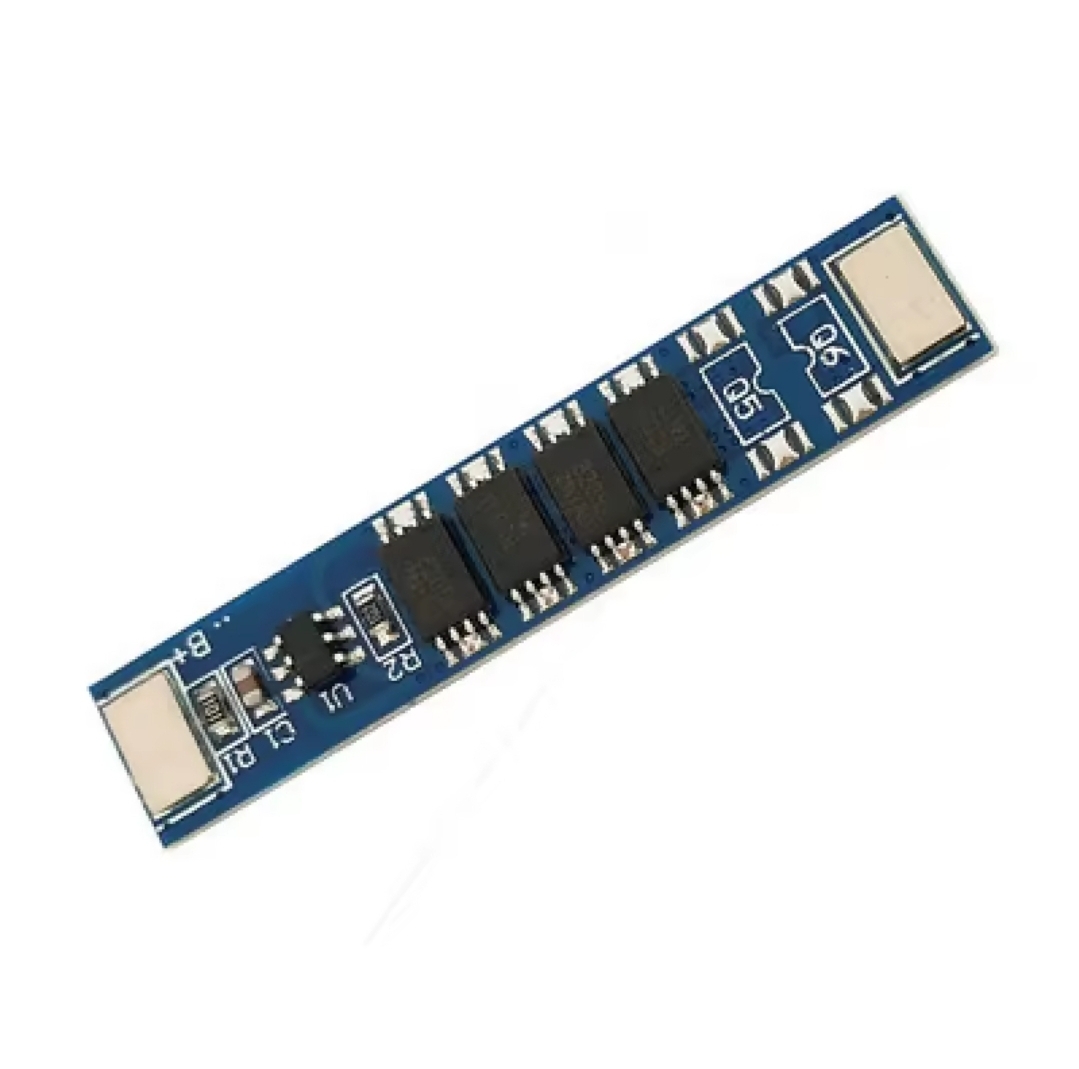 1S 10A 3.7V Lithium-Ion Battery Protection Board – 4MOS BMS PCM Module | Blue | For 18650 Battery_img_2