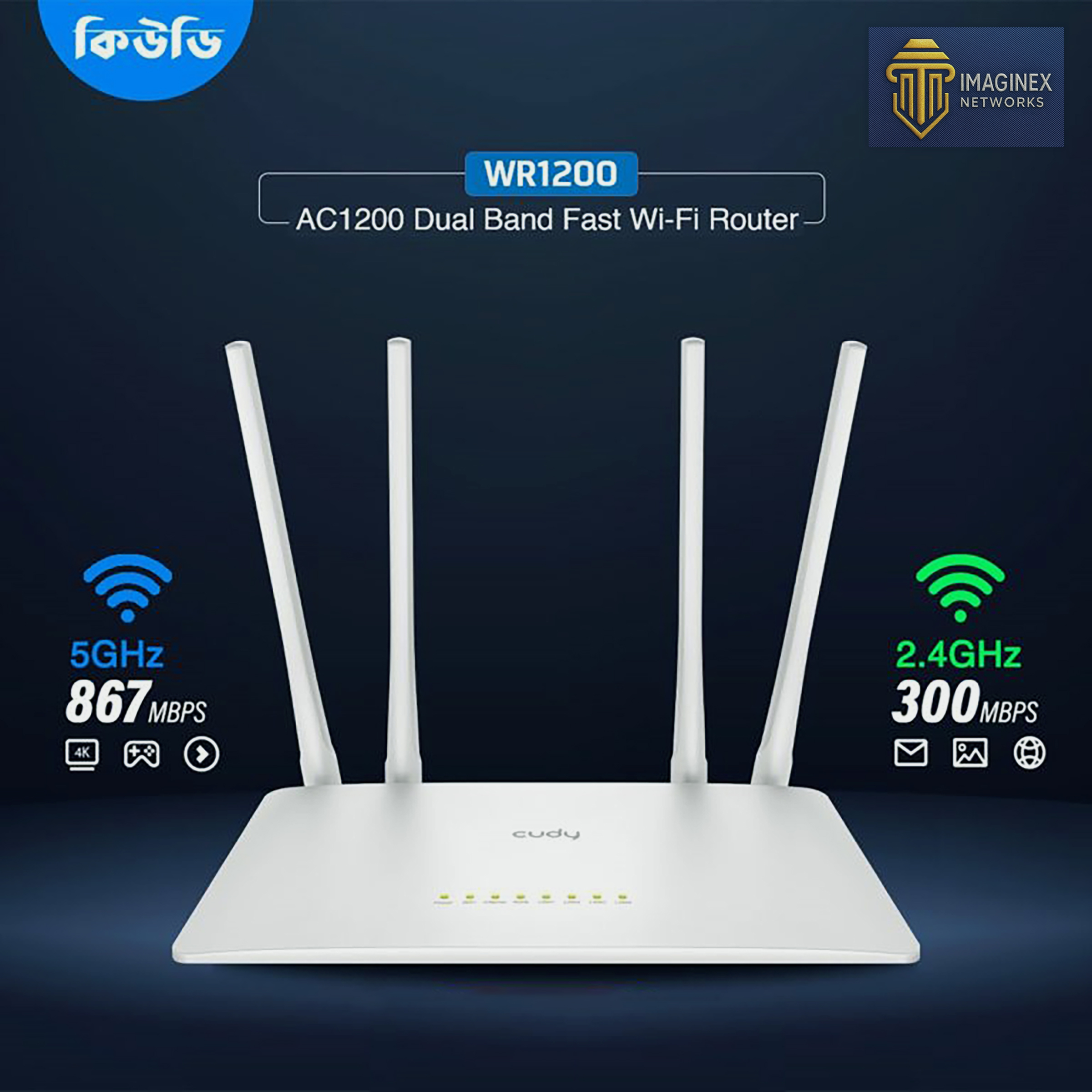 Cudy WR12000 WiFi Router AC1200 Dual Band_img_1