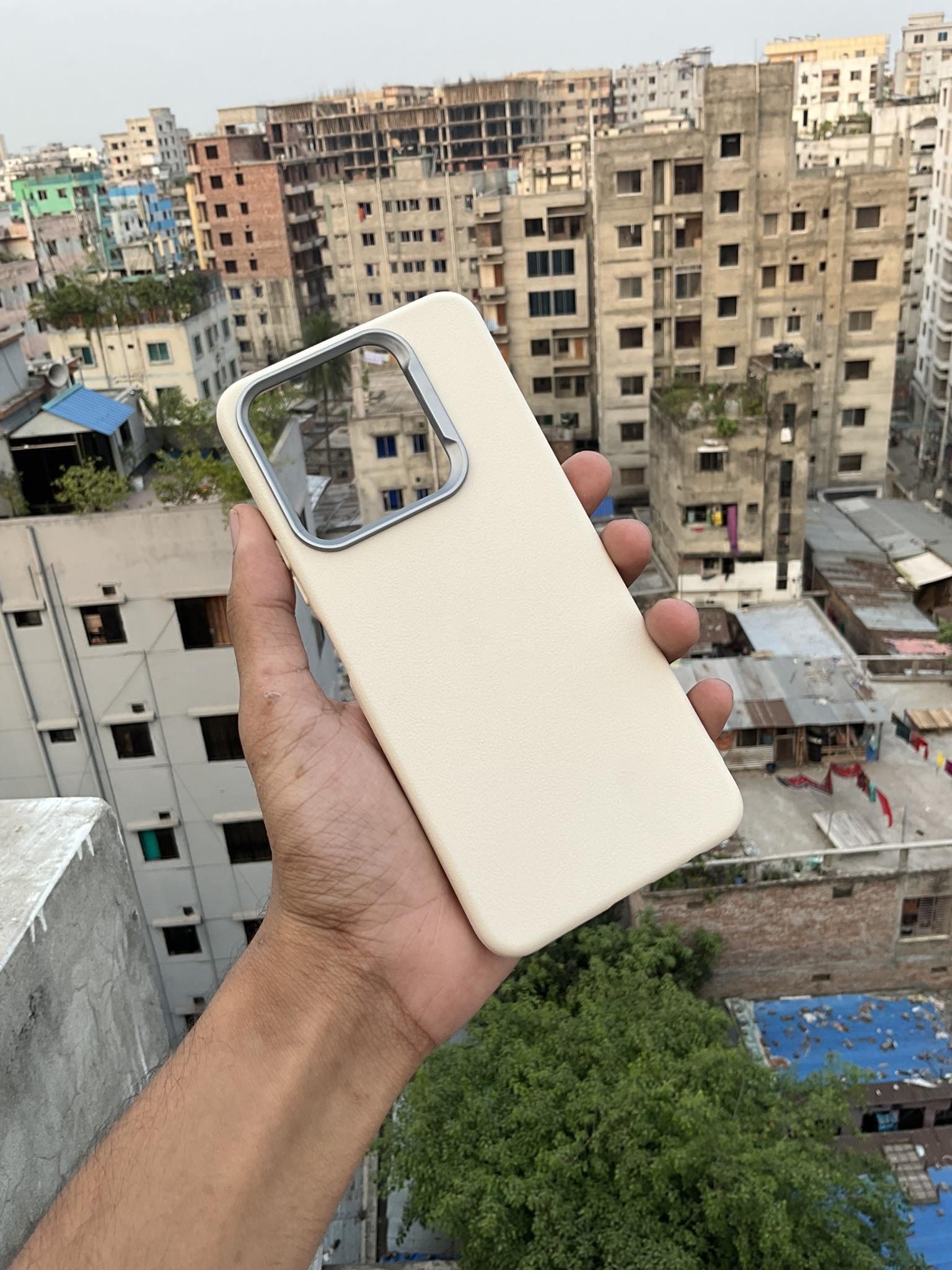 IQOO Z9x leather pattern silicon case_img_2