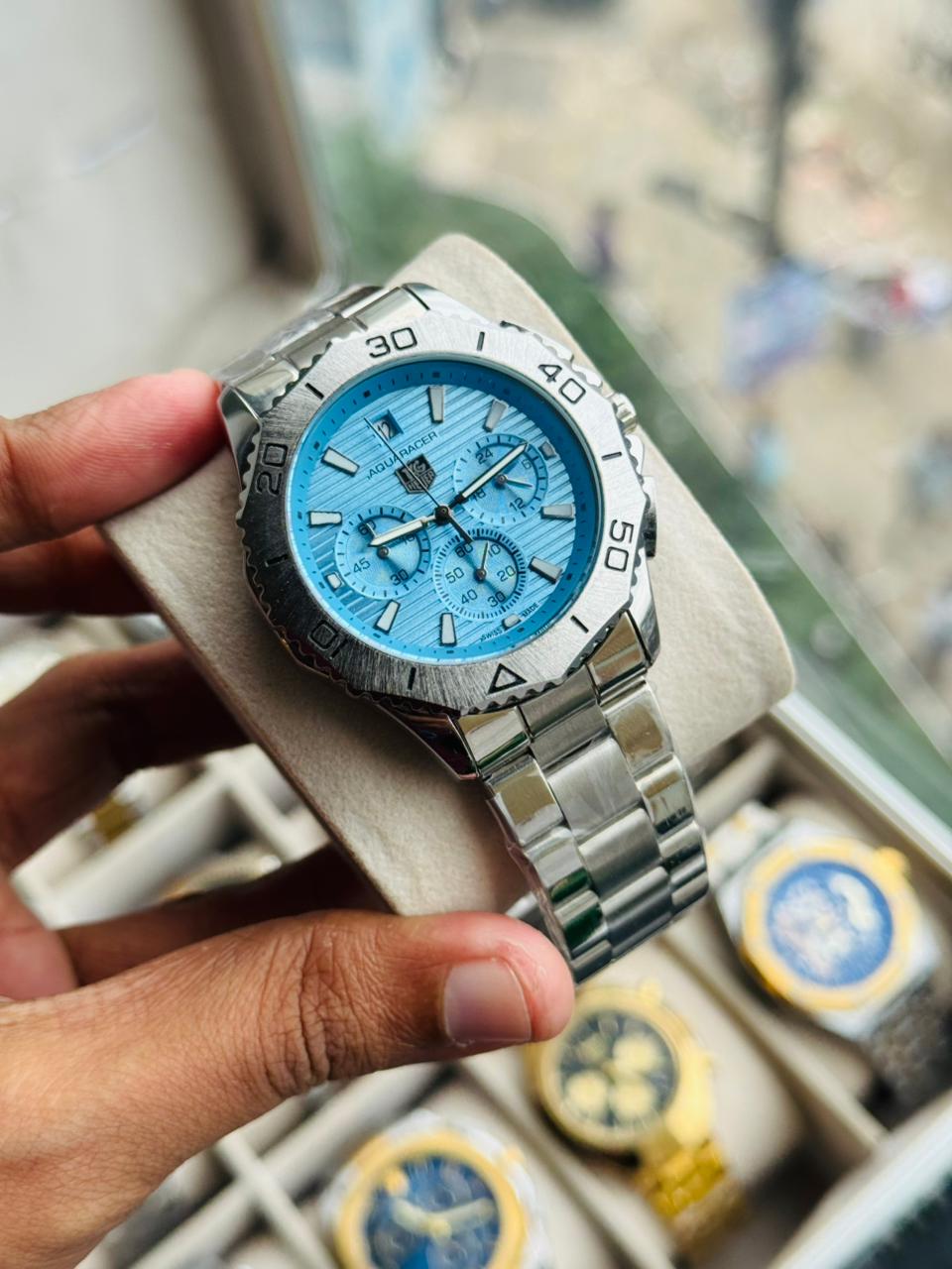 Tag Aqua Chronograph Watch || AA Grade Master Copy