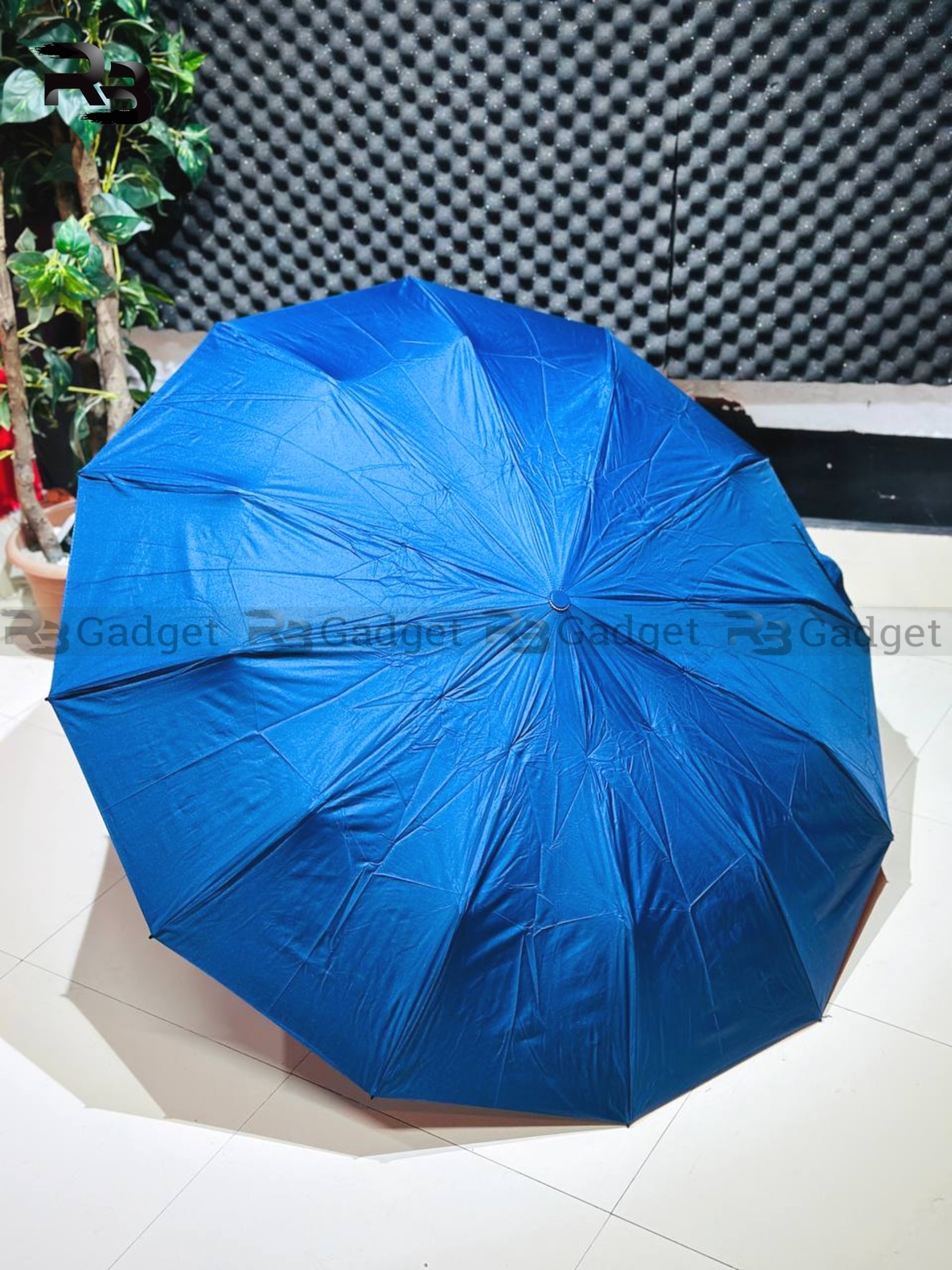 Premium 12-Ribs Automatic Dual-Person Umbrella with Fiber Handle_img_0