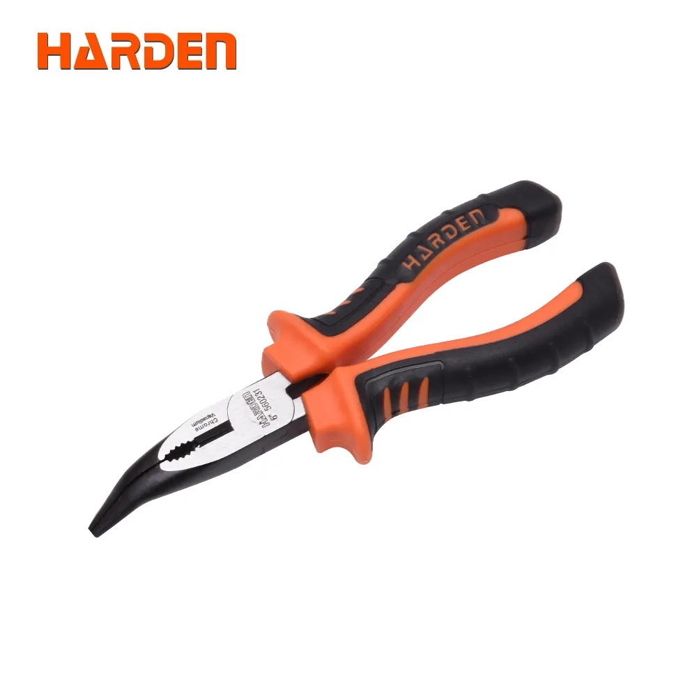 HARDEN 6" Pro Bent Nose Plier Chrome Vanadium Steel 560231