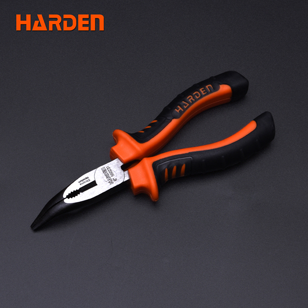 HARDEN 6" Pro Bent Nose Plier Chrome Vanadium Steel 560231_img_1
