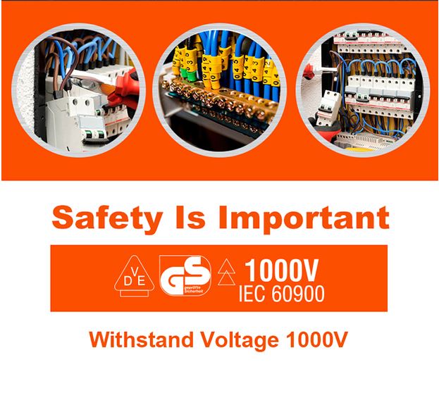 HARDEN Insulated VDE Long Nose Plier (6 inch | 8 inch) 1000V; Model: 800106 | 800108_img_2