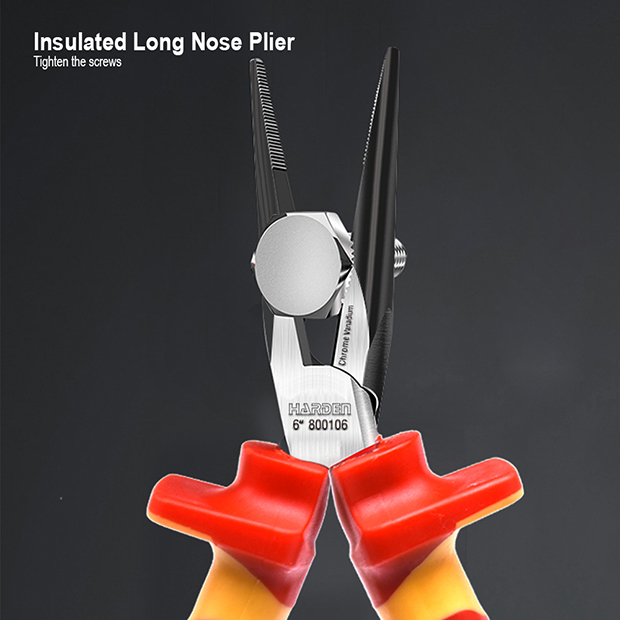 HARDEN Insulated VDE Long Nose Plier (6 inch | 8 inch) 1000V; Model: 800106 | 800108_img_8