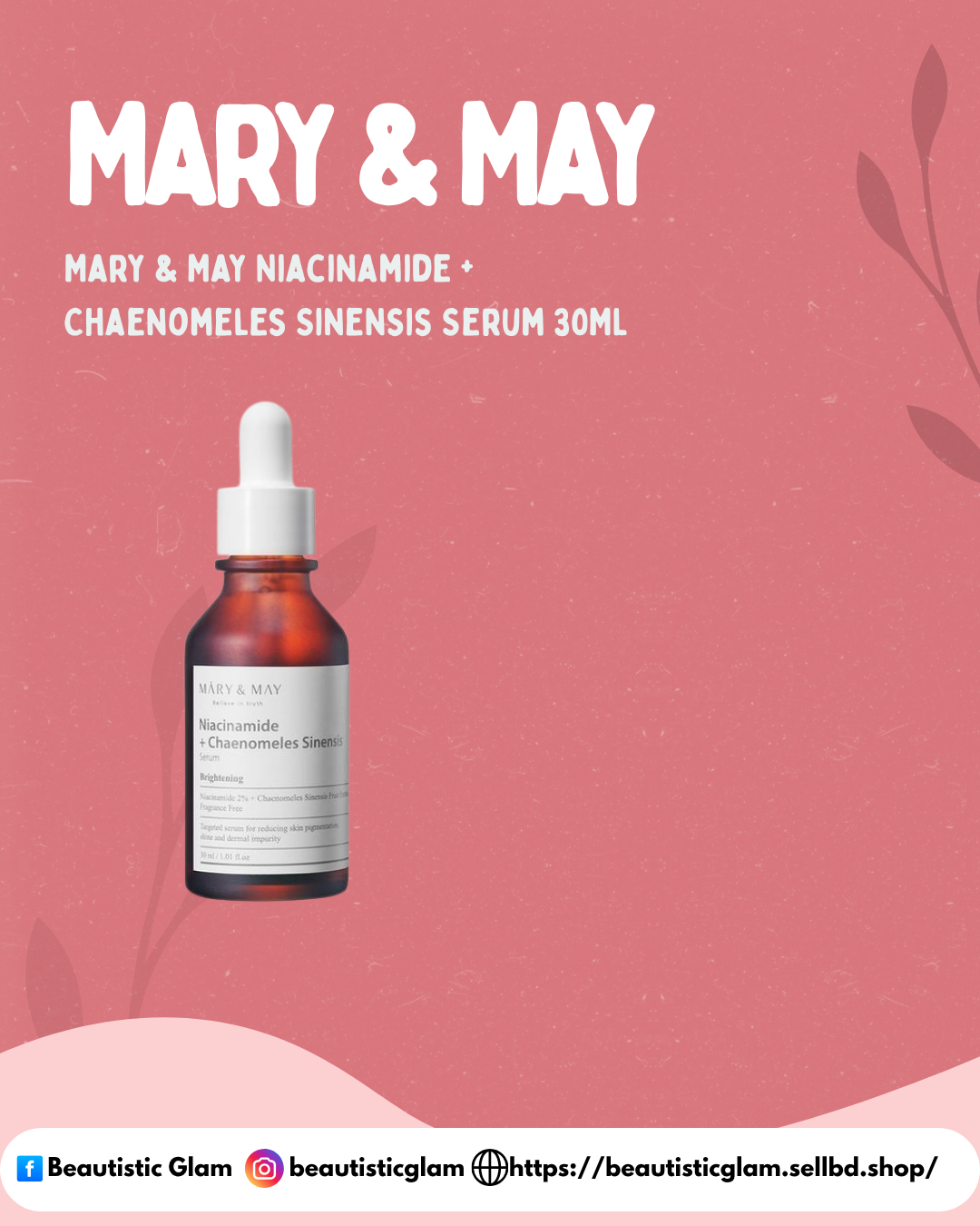 Mary & May Niacinamide + Chaenomeles Sinensis Serum 30ML