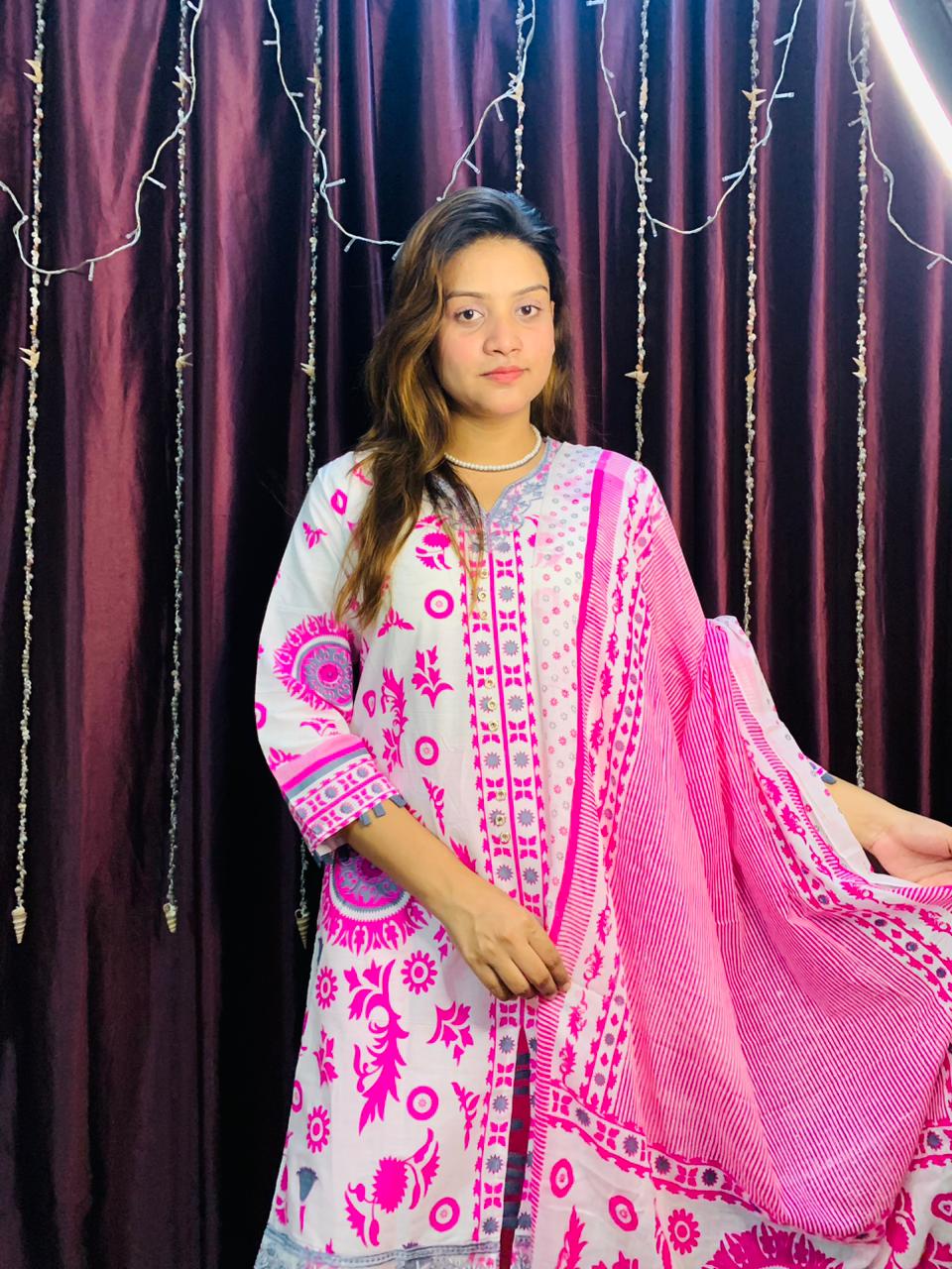 Coton dress whith screen print_img_0